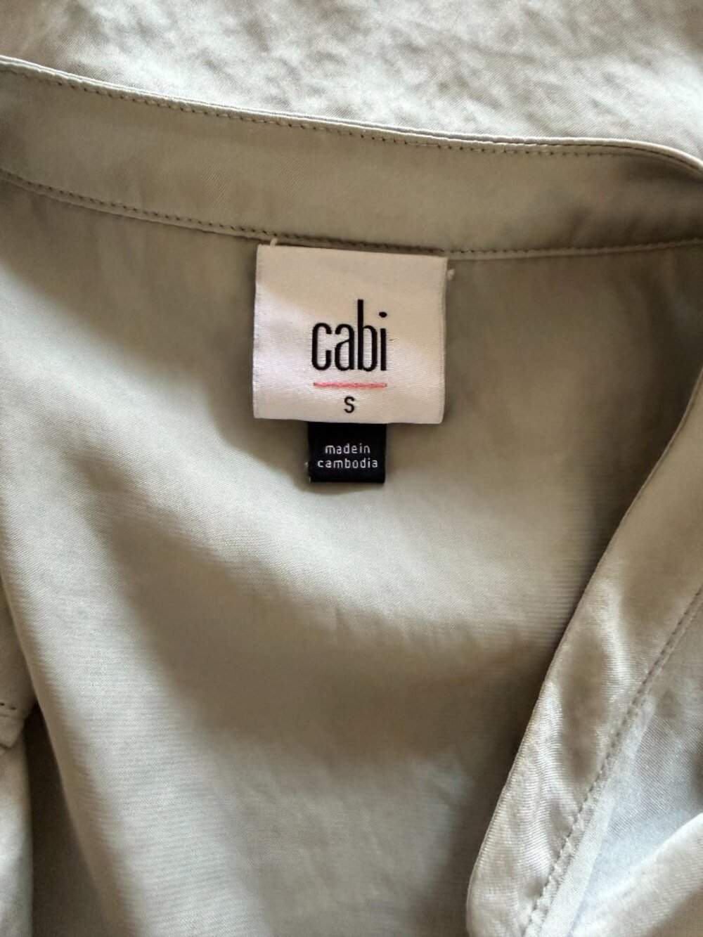 Cabi Ruffle V-Neck Tank Top Size Small - Picture 5 of 8